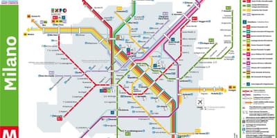 মানচিত্র milano porta garibaldi স্টেশন